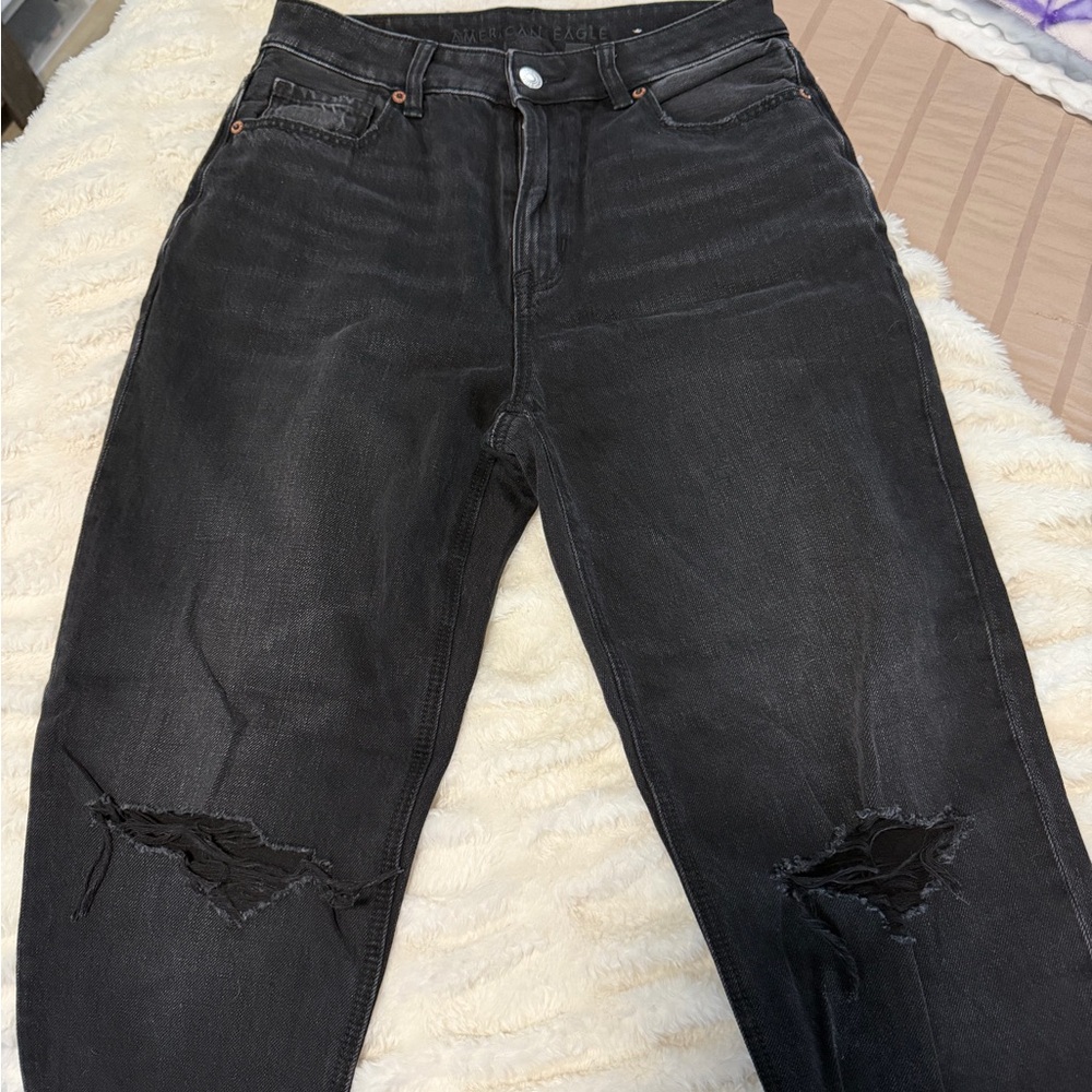AE Strigid Mom Jeans